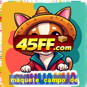 maquete campo de futebol (isopor)